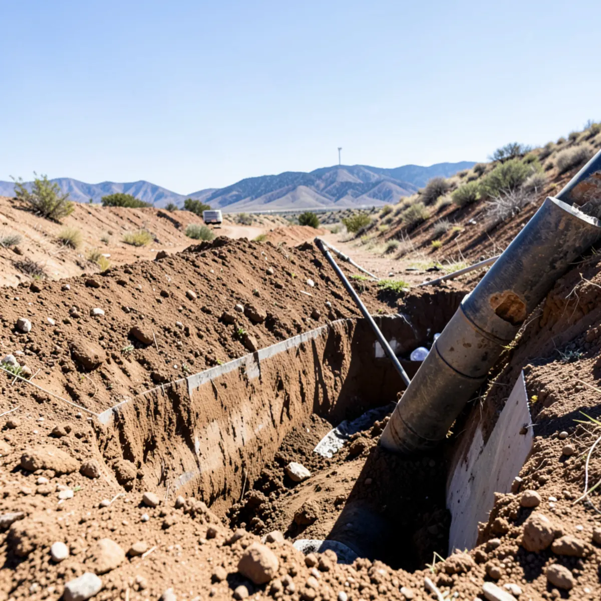 Arapahoe County sewer repair - underground utility geology
