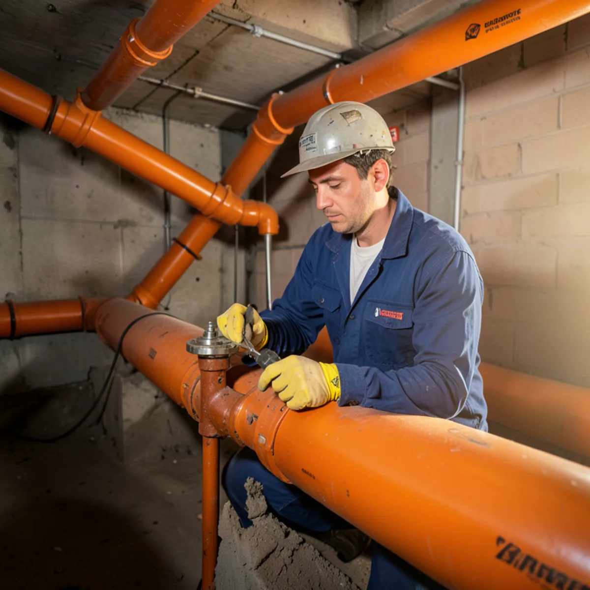 Orangeburg pipe in older Colorado homes - plumbing technician action