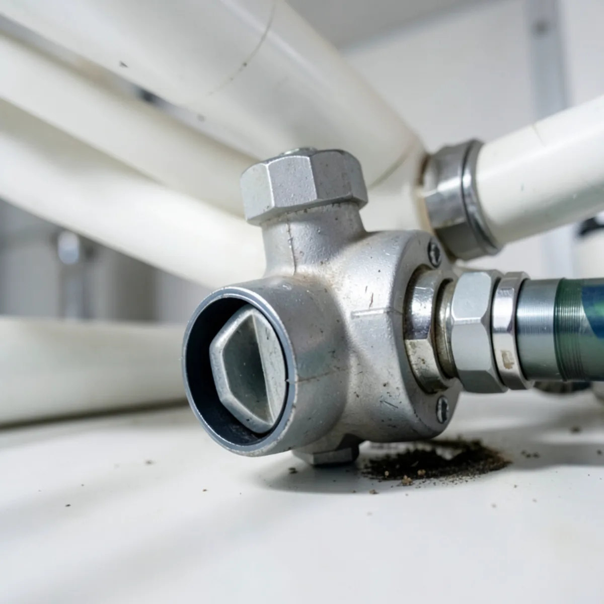 Sewer scope inspection in Littleton, CO - restored pipe connection